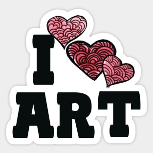 I love Art Sticker